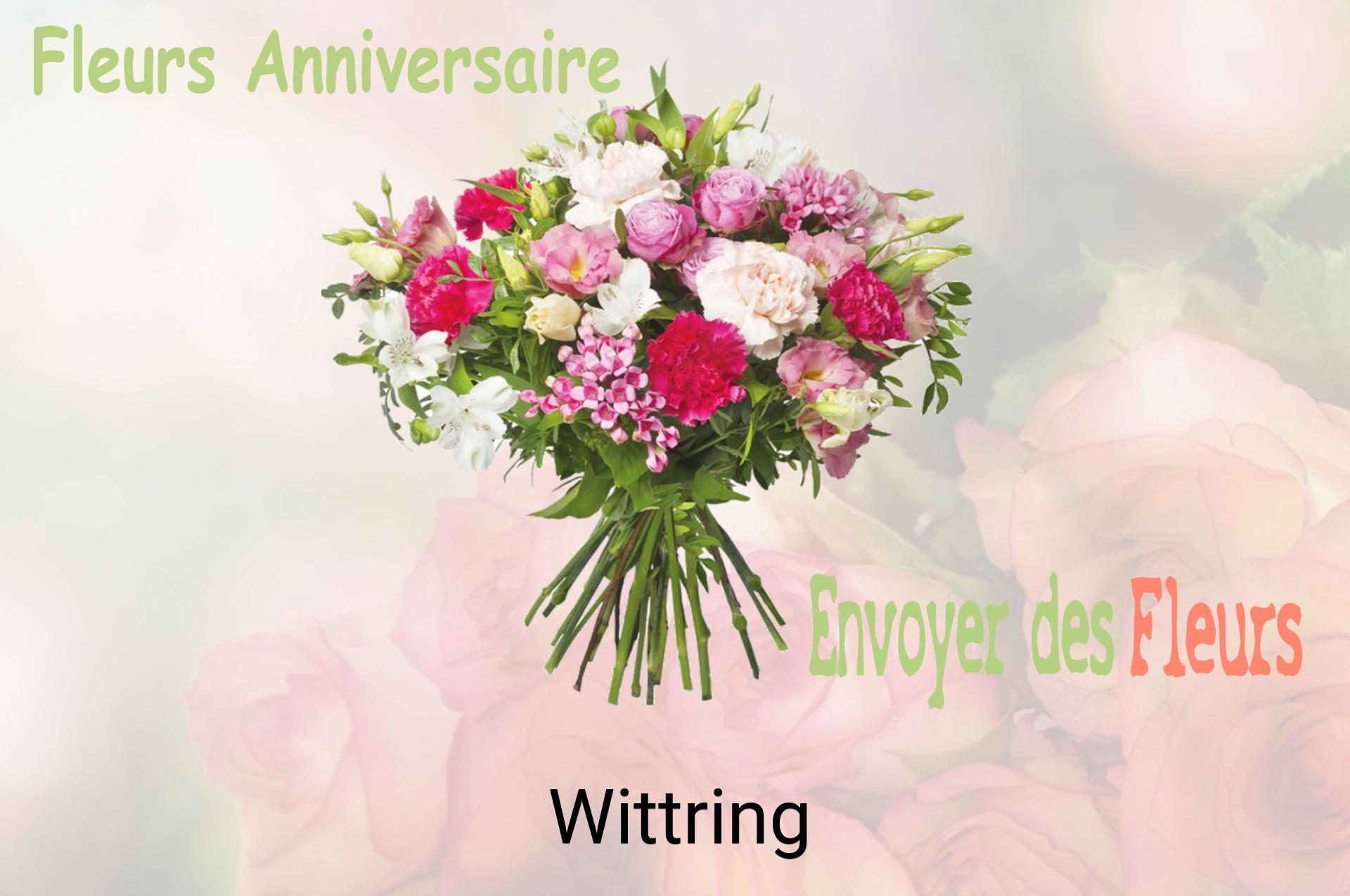 Bouquet de fleurs d’anniversaire livré à Wittring